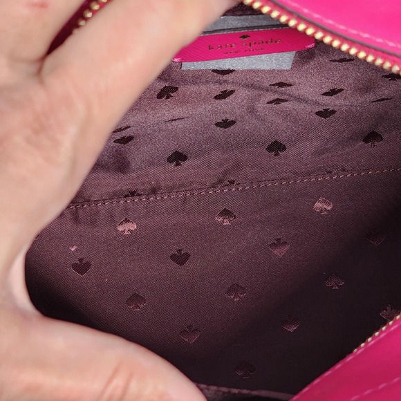 Kate Spade Margaux Medium‎ Satchel Womens Pink Leather Handbag Purse New Tag - Picture 7 of 16